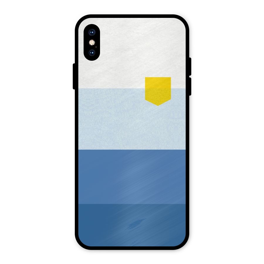 Pocket Stripes. Metal Back Case for iPhone XS Max