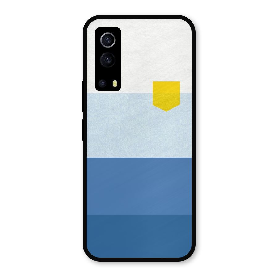 Pocket Stripes. Metal Back Case for iQOO Z3