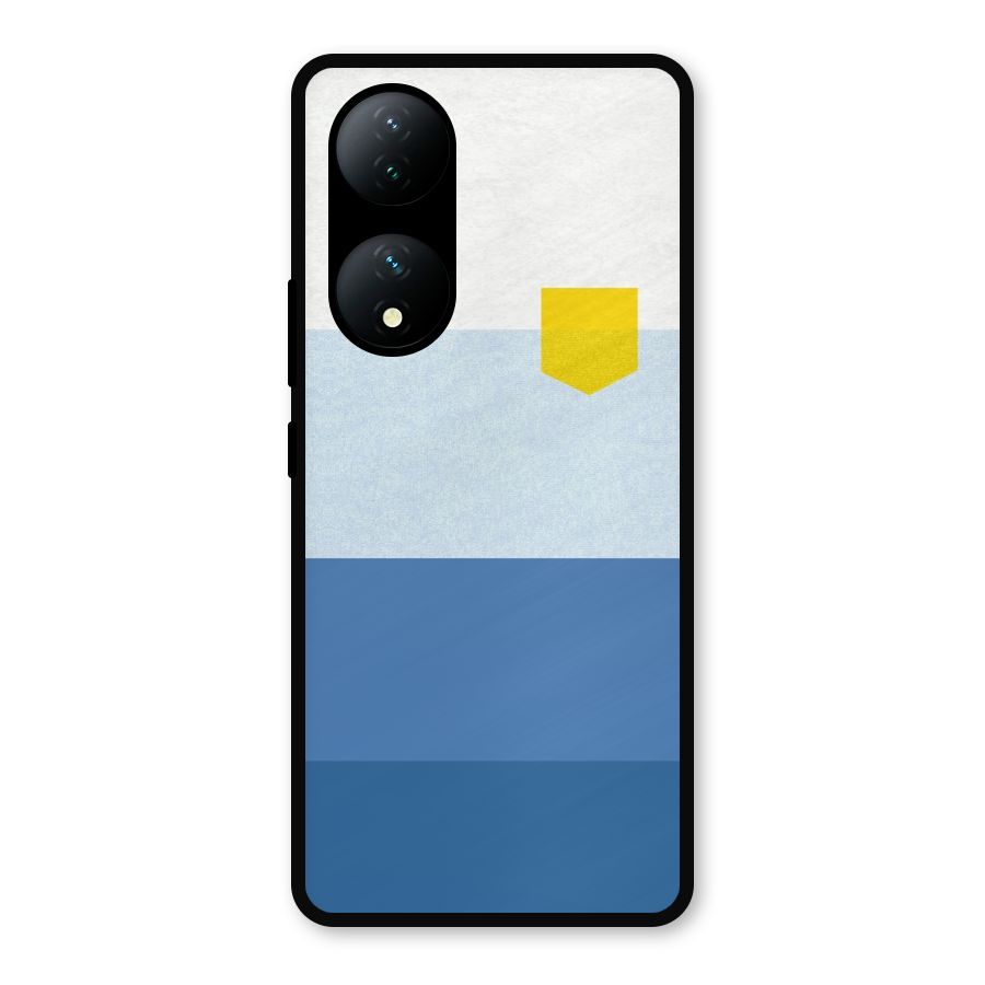 Pocket Stripes. Metal Back Case for iQOO Z7s