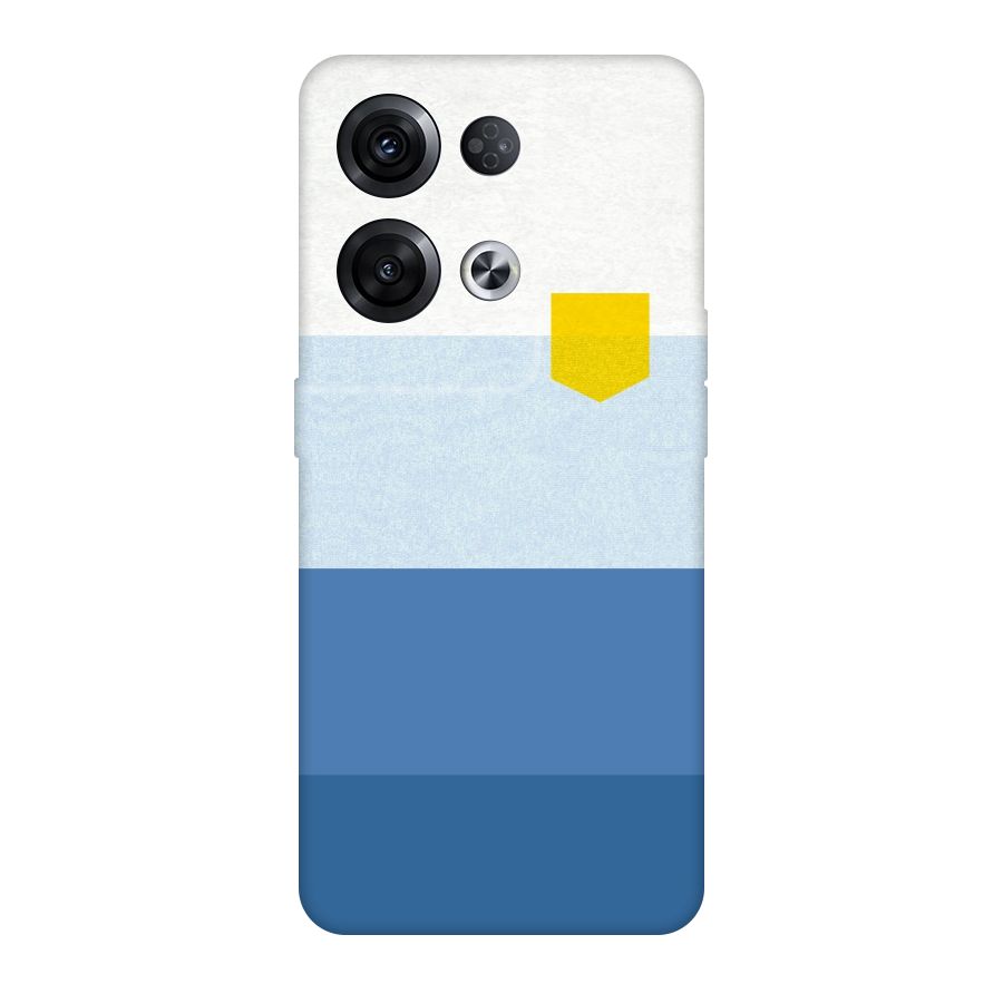 Pocket Stripes. Original Polycarbonate Back Case for Oppo Reno8 Pro 5G