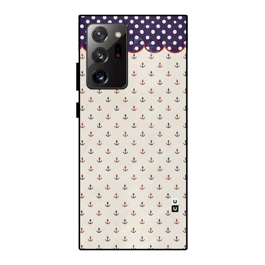 Polka Anchor Metal Back Case for Galaxy Note 20 Ultra