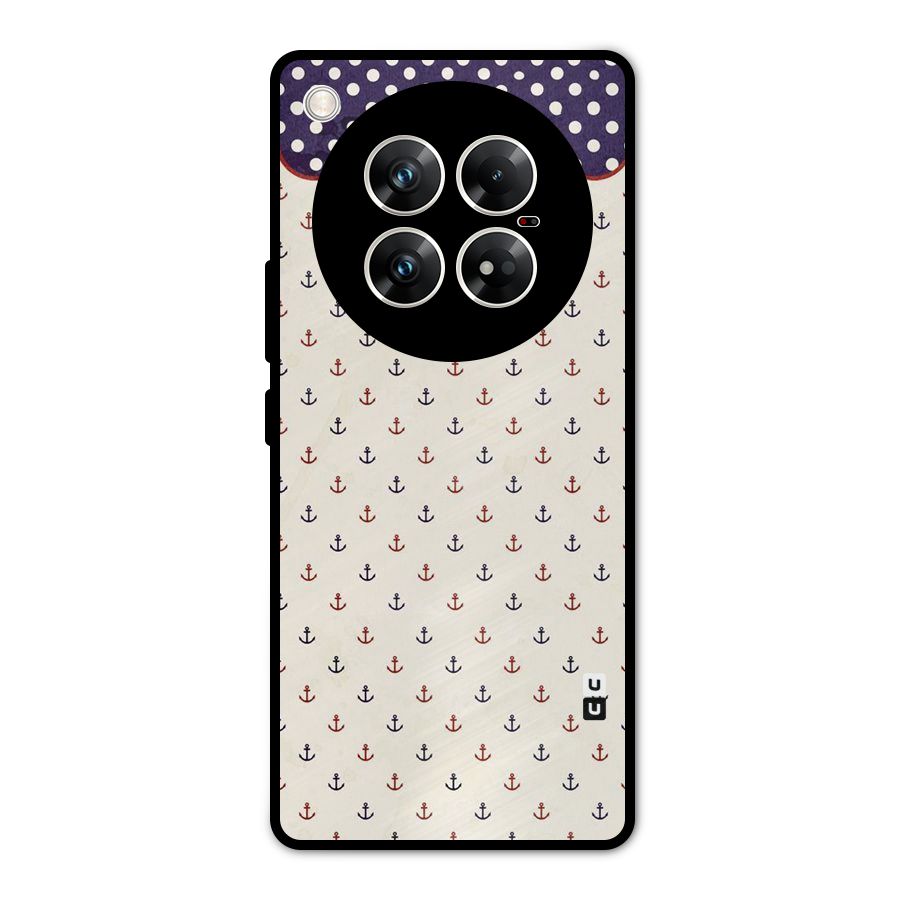Polka Anchor Metal Back Case for Infinix Zero 40 5G