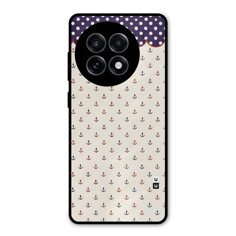 Polka Anchor Metal Back Case for OnePlus 13R