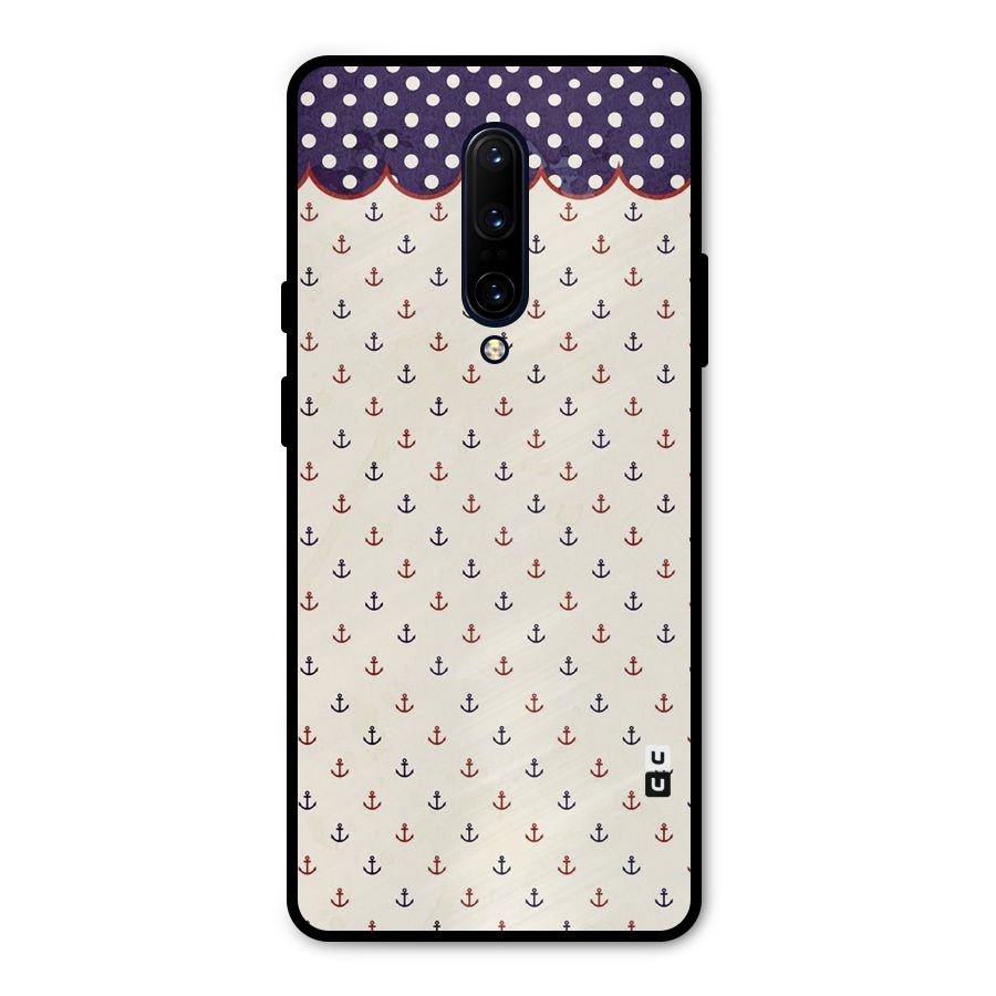 Polka Anchor Metal Back Case for OnePlus 7 Pro