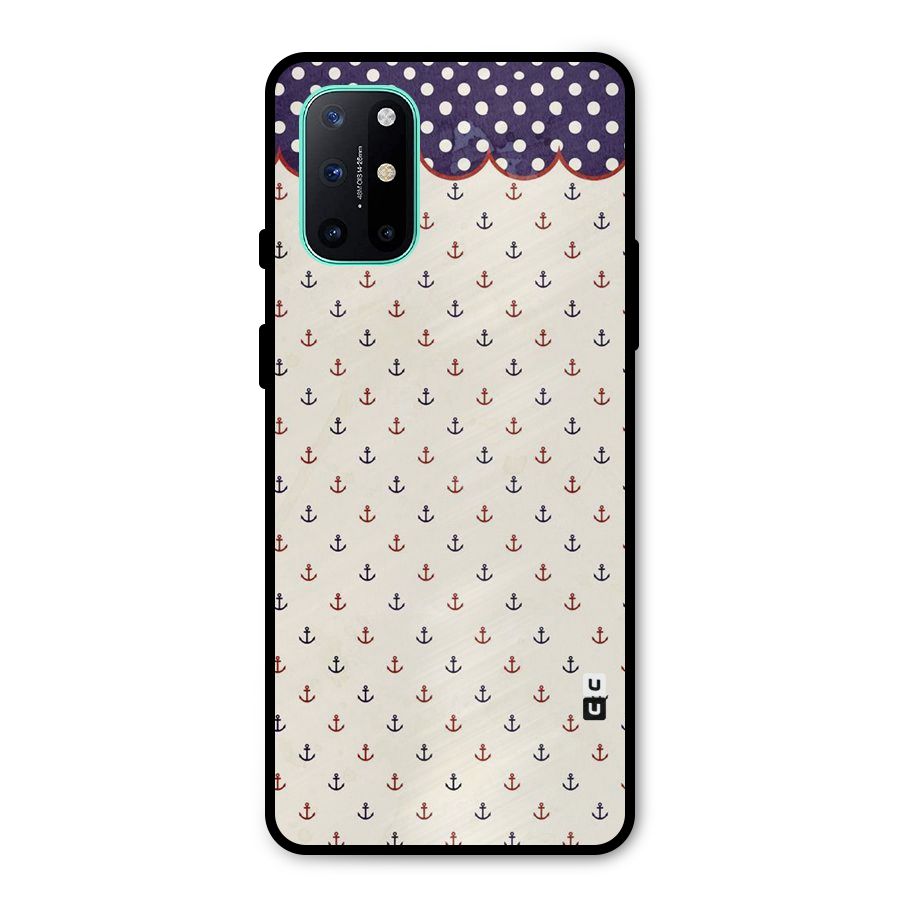 Polka Anchor Metal Back Case for OnePlus 8T
