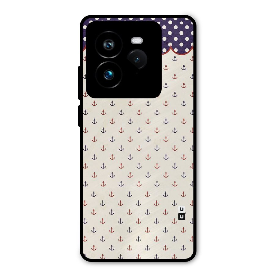 Polka Anchor Metal Back Case for Realme GT 7 Pro