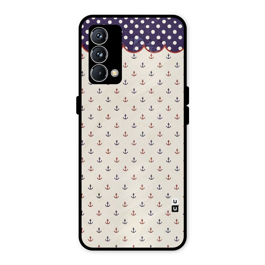 Polka Anchor Metal Back Case for Realme GT Master Edition