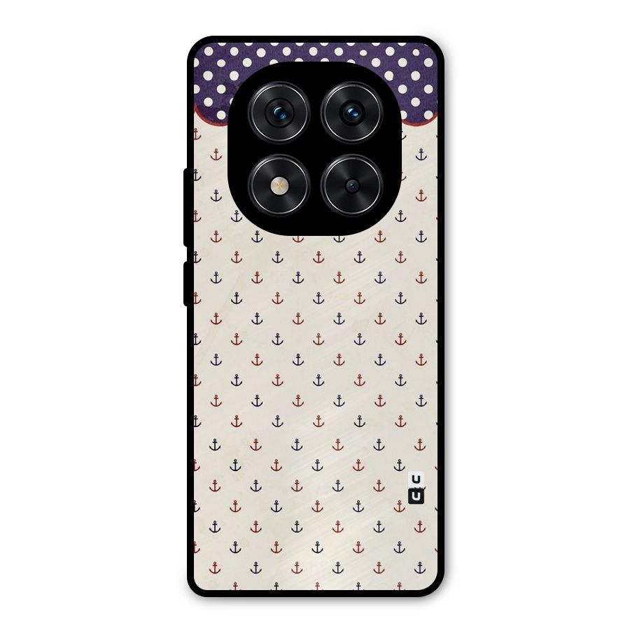 Polka Anchor Metal Back Case for Redmi Note 14 Pro 5G
