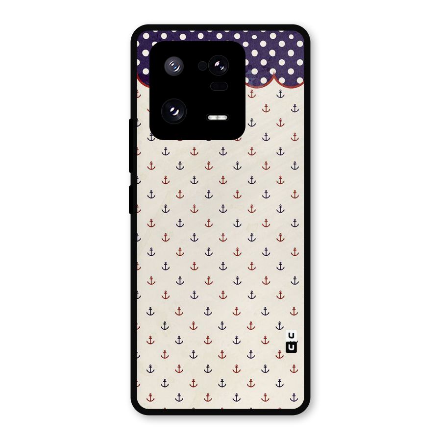 Polka Anchor Metal Back Case for Xiaomi 13 Pro