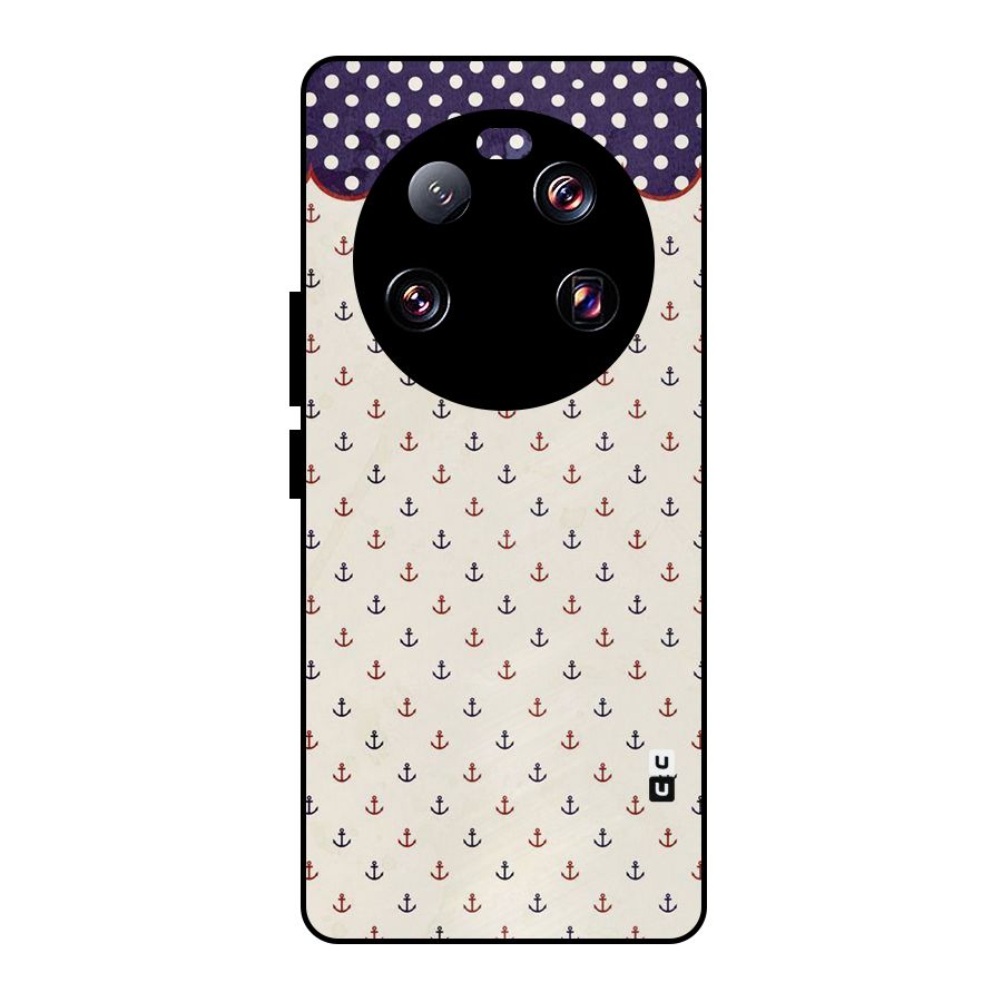 Polka Anchor Metal Back Case for Xiaomi 13 Ultra