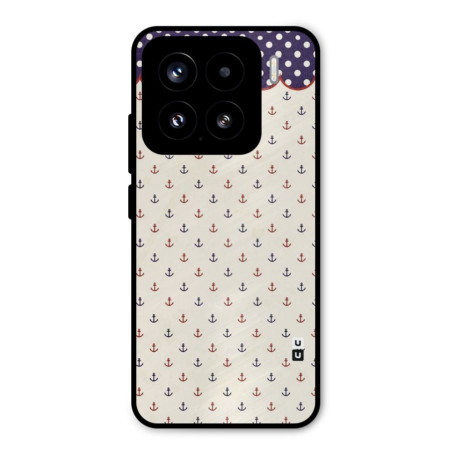 Polka Anchor Metal Back Case for Xiaomi 15