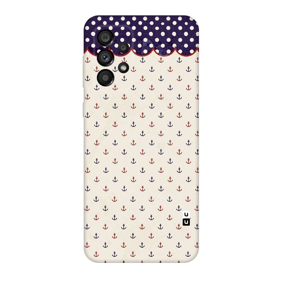 Polka Anchor Original Polycarbonate Back Case for Galaxy A73 5G