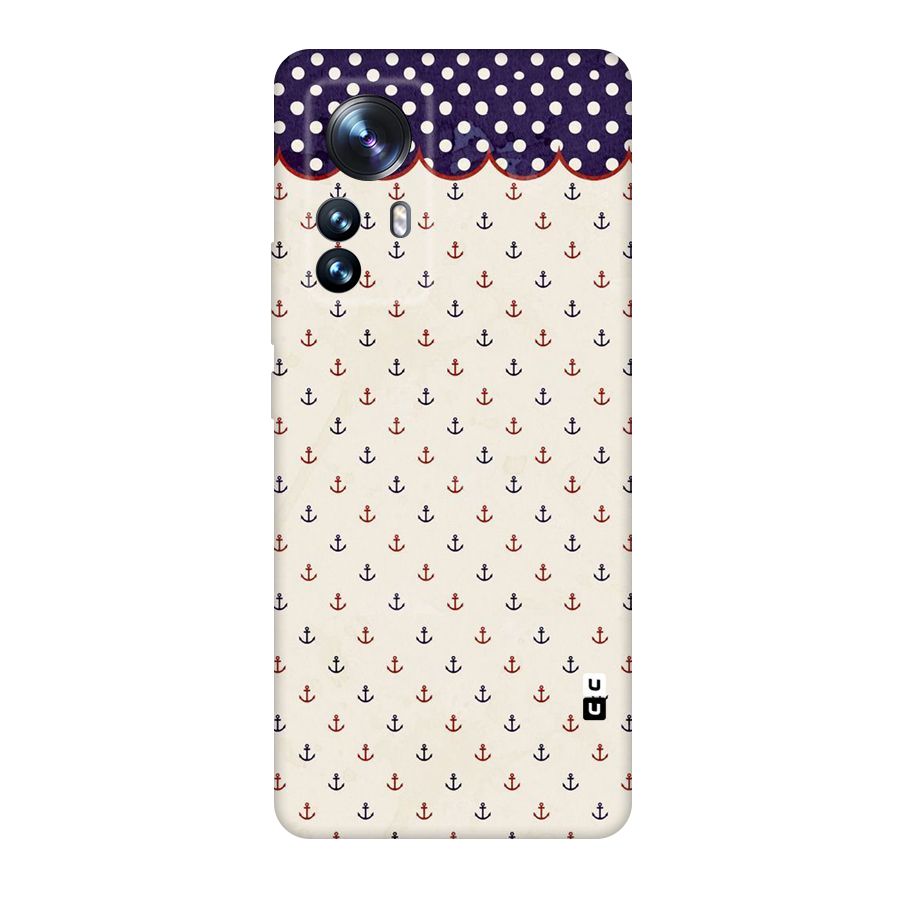 Polka Anchor Original Polycarbonate Back Case for Xiaomi 12 Pro