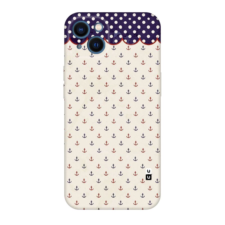 Polka Anchor Original Polycarbonate Back Case for iPhone 13