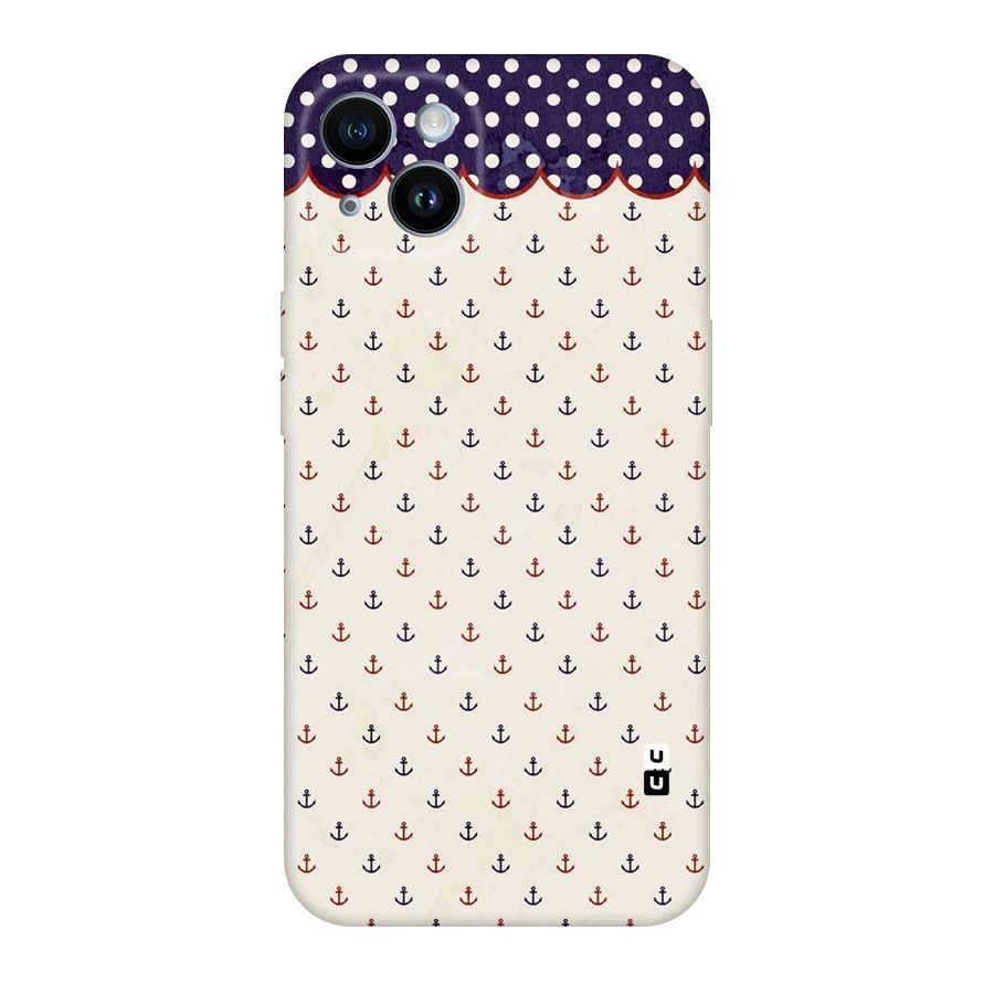 Polka Anchor Original Polycarbonate Back Case for iPhone 14