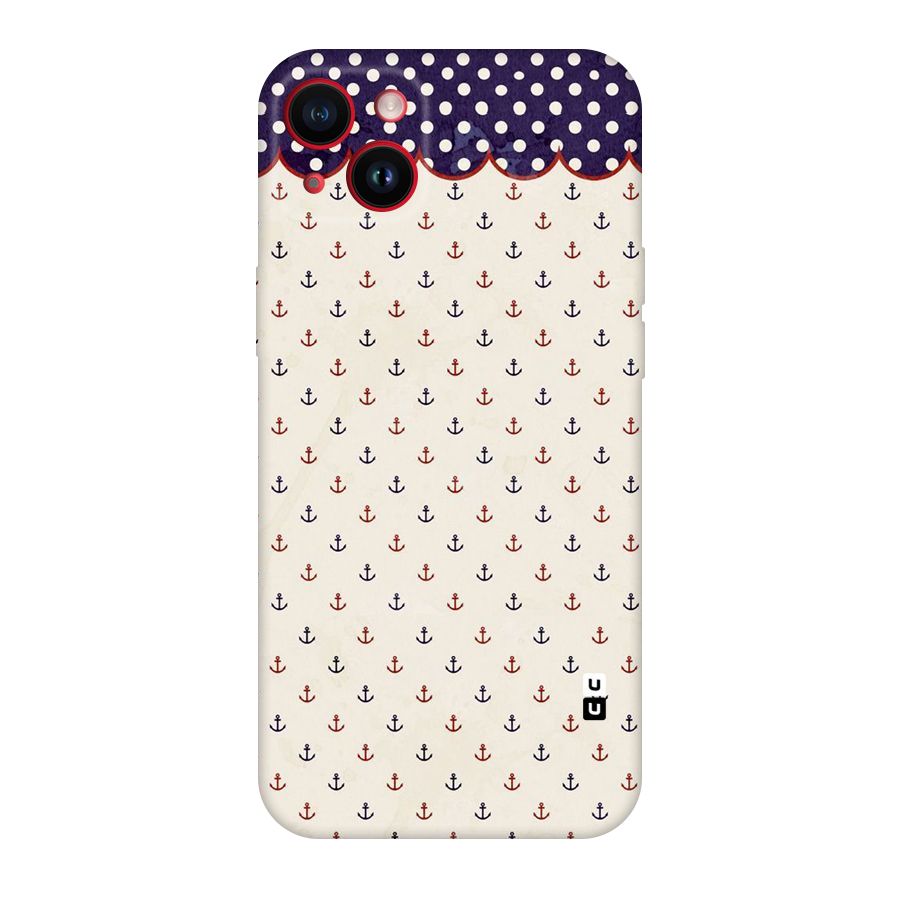 Polka Anchor Original Polycarbonate Back Case for iPhone 14 Plus
