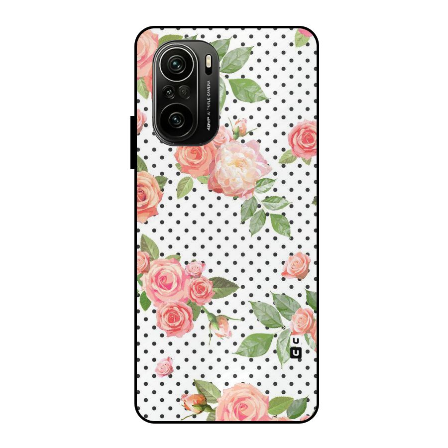 Polka Bloom White Metal Back Case for Mi 11X Pro