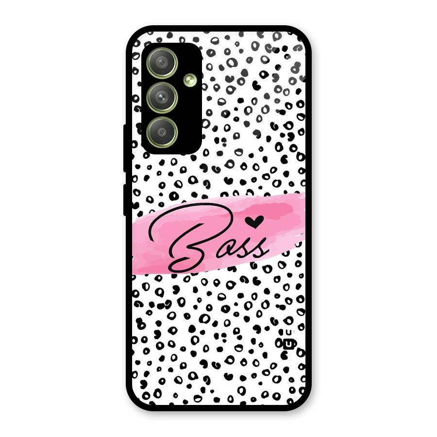 Polka Boss Glass Back Case for Galaxy A54