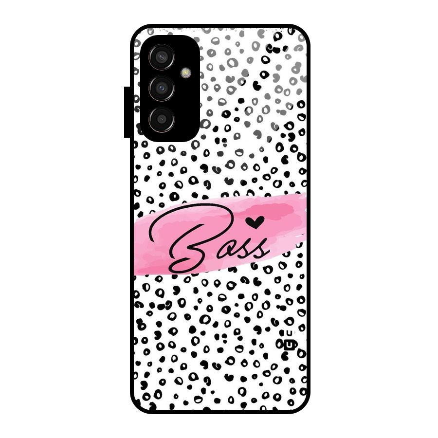 Polka Boss Glass Back Case for Galaxy F13