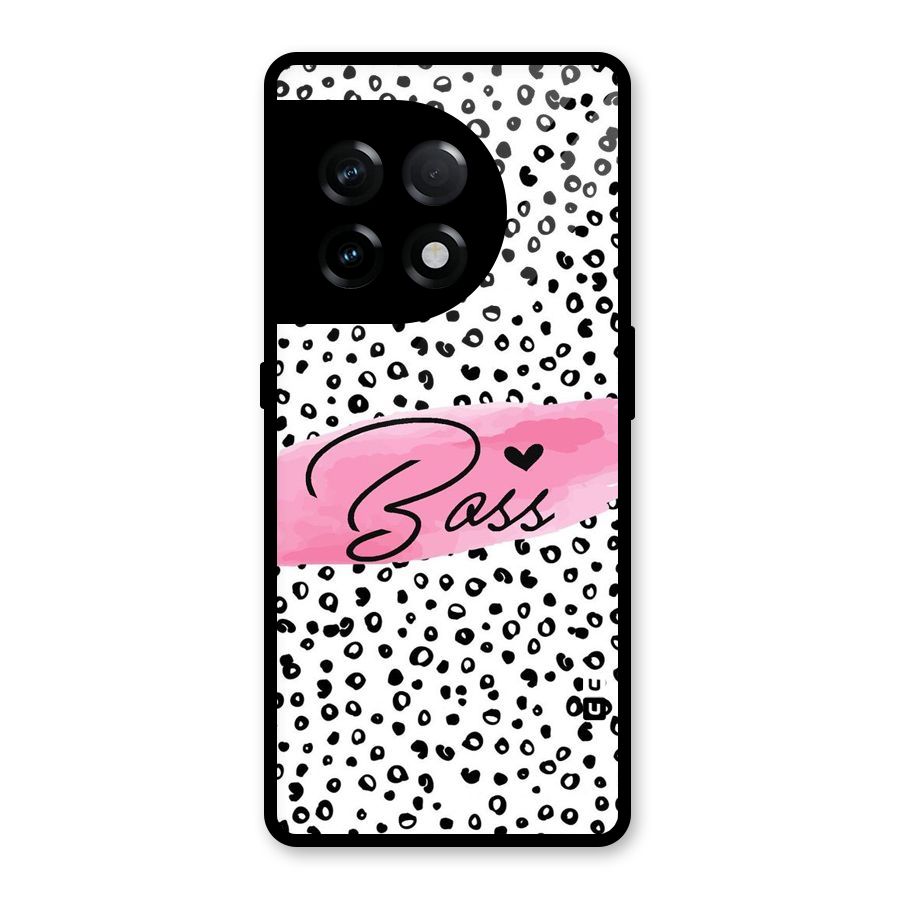 Polka Boss Glass Back Case for OnePlus 11R