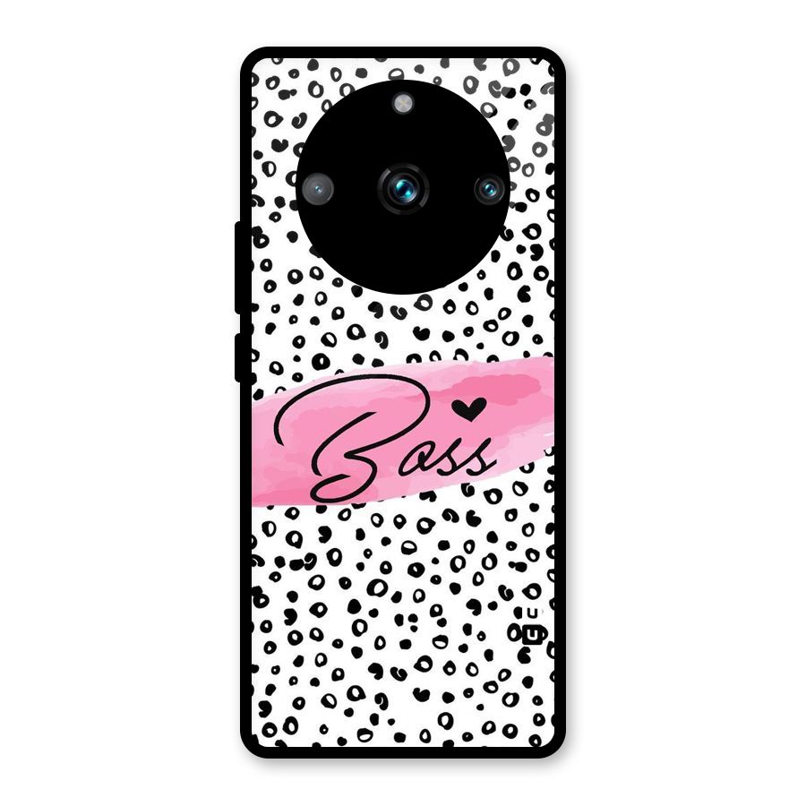 Polka Boss Glass Back Case for Realme Narzo 60 Pro