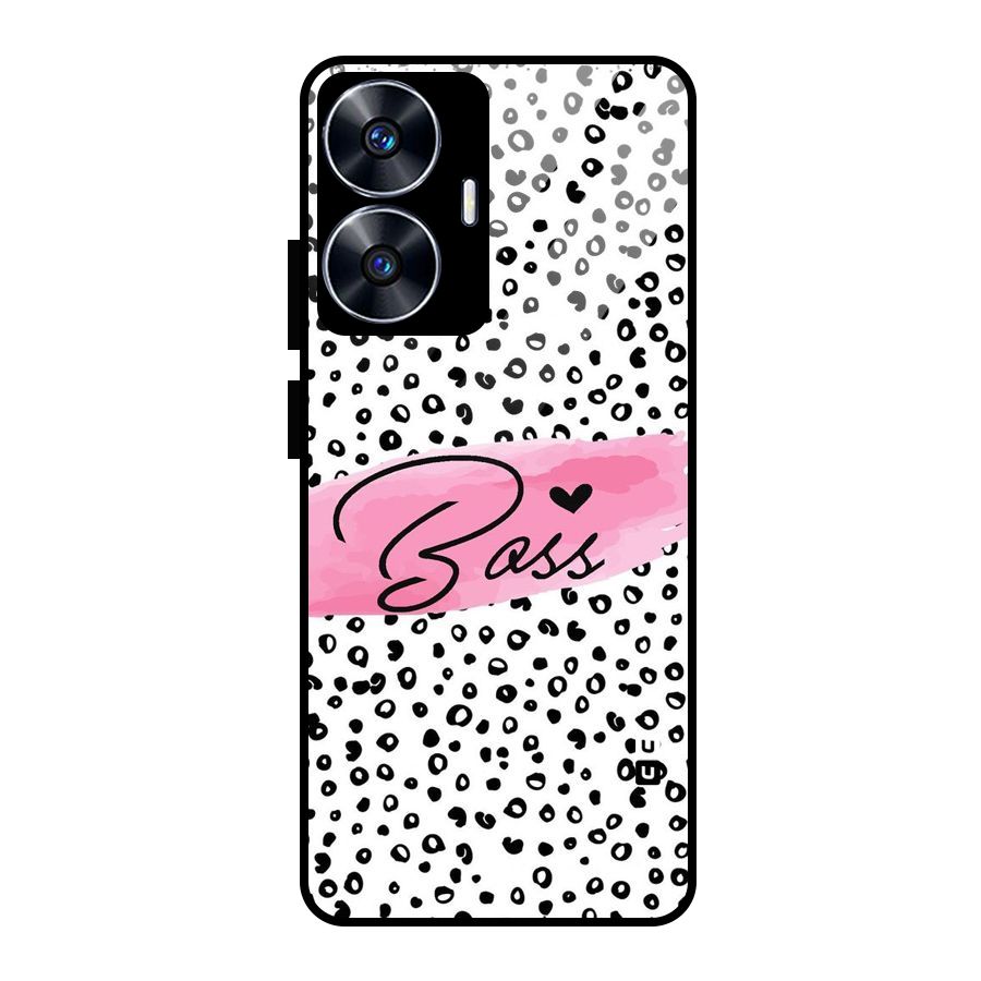 Polka Boss Glass Back Case for Realme Narzo N55