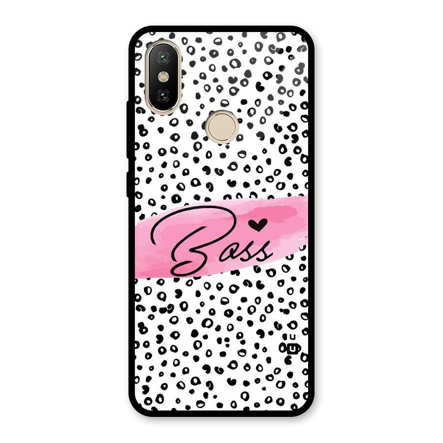 Polka Boss Glass Back Case for Redmi A2