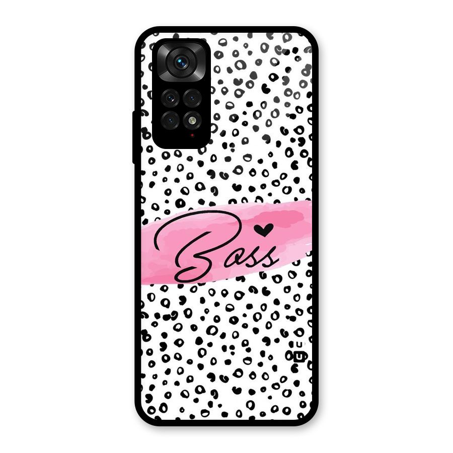 Polka Boss Glass Back Case for Redmi Note 11S