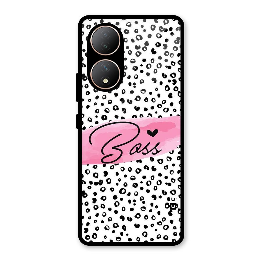 Polka Boss Glass Back Case for Vivo Y100A