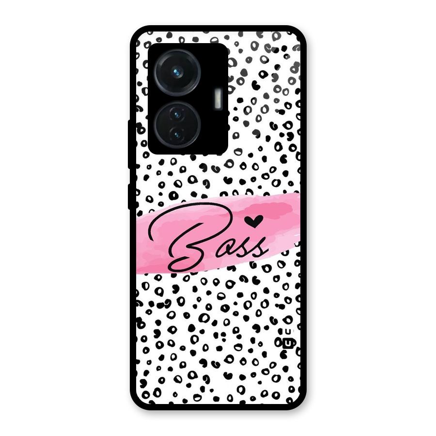 Polka Boss Glass Back Case for iQOO Z6 44W