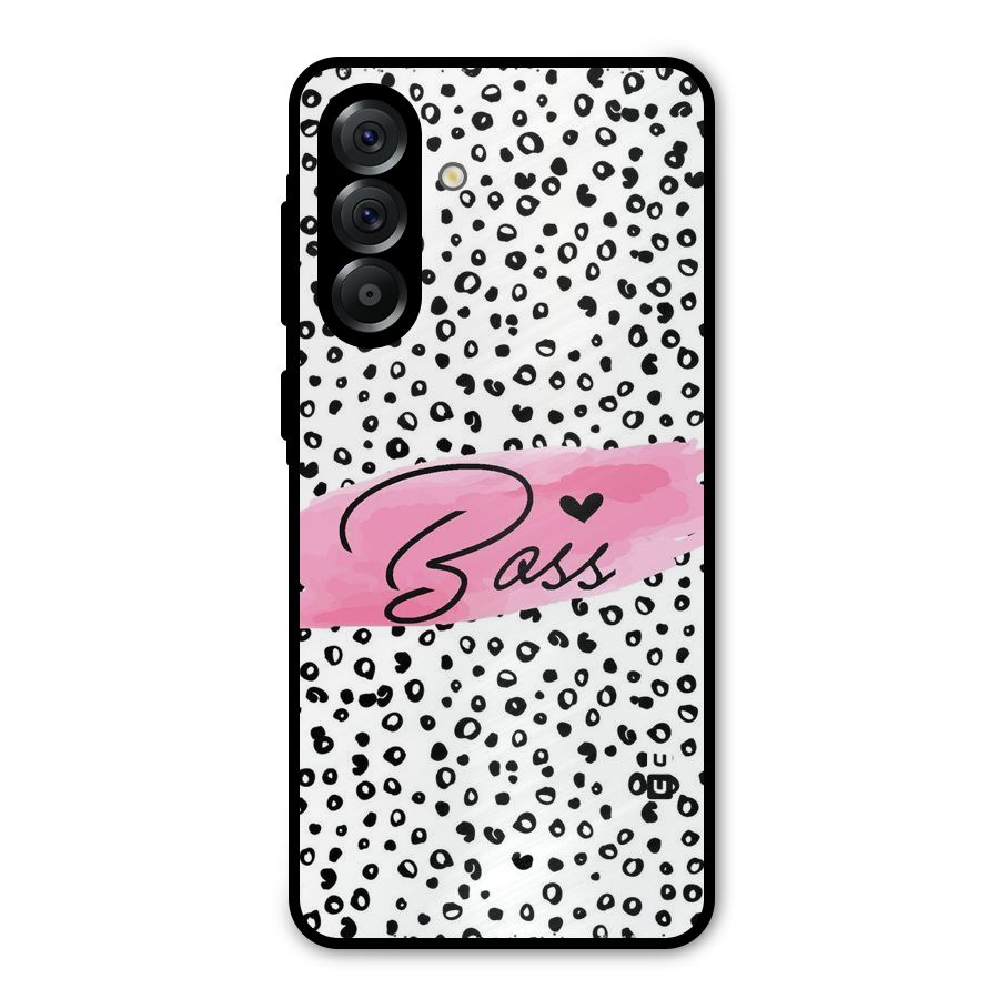 Polka Boss Metal Back Case for Galaxy A36