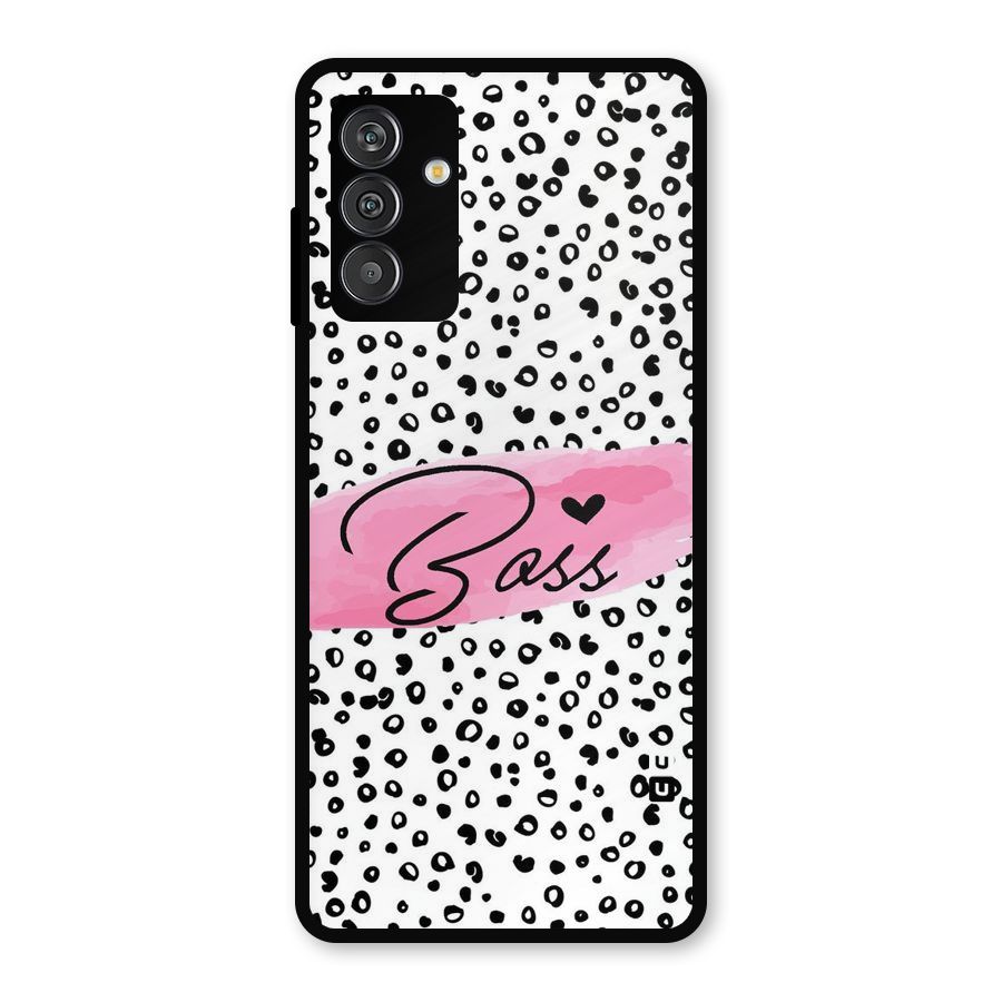 Polka Boss Metal Back Case for Galaxy F13