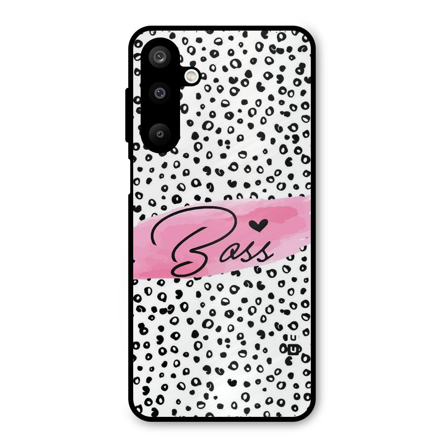 Polka Boss Metal Back Case for Galaxy M16