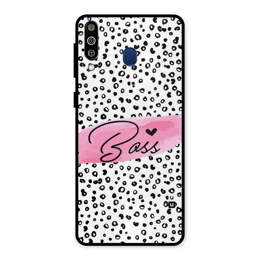 Polka Boss Metal Back Case for Galaxy M30