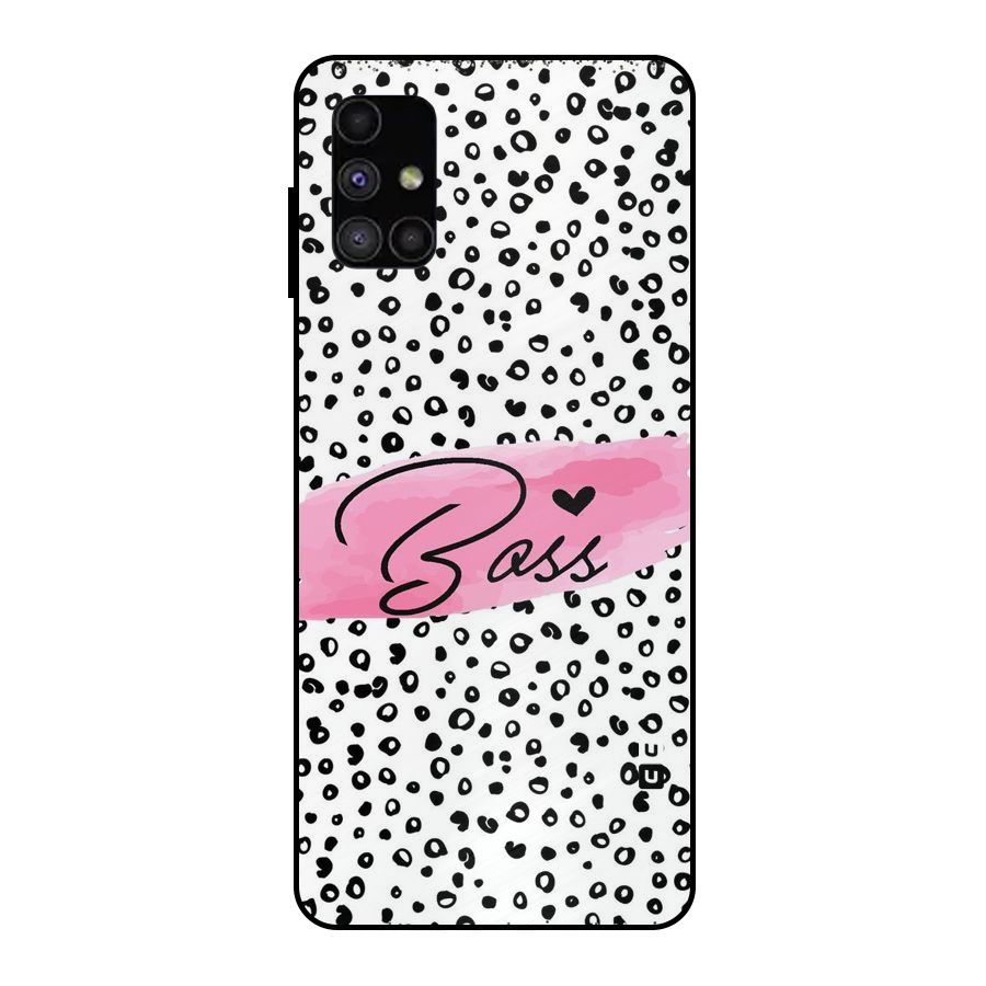 Polka Boss Metal Back Case for Galaxy M51