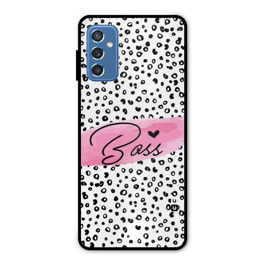 Polka Boss Metal Back Case for Galaxy M52 5G