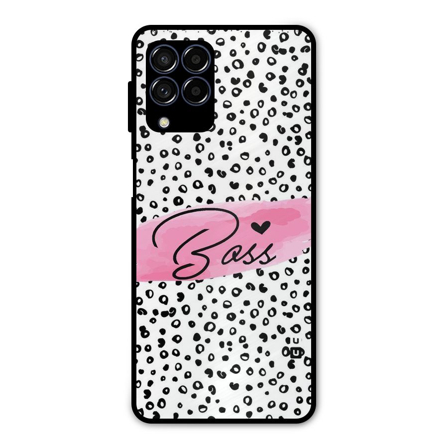 Polka Boss Metal Back Case for Galaxy M53 5G