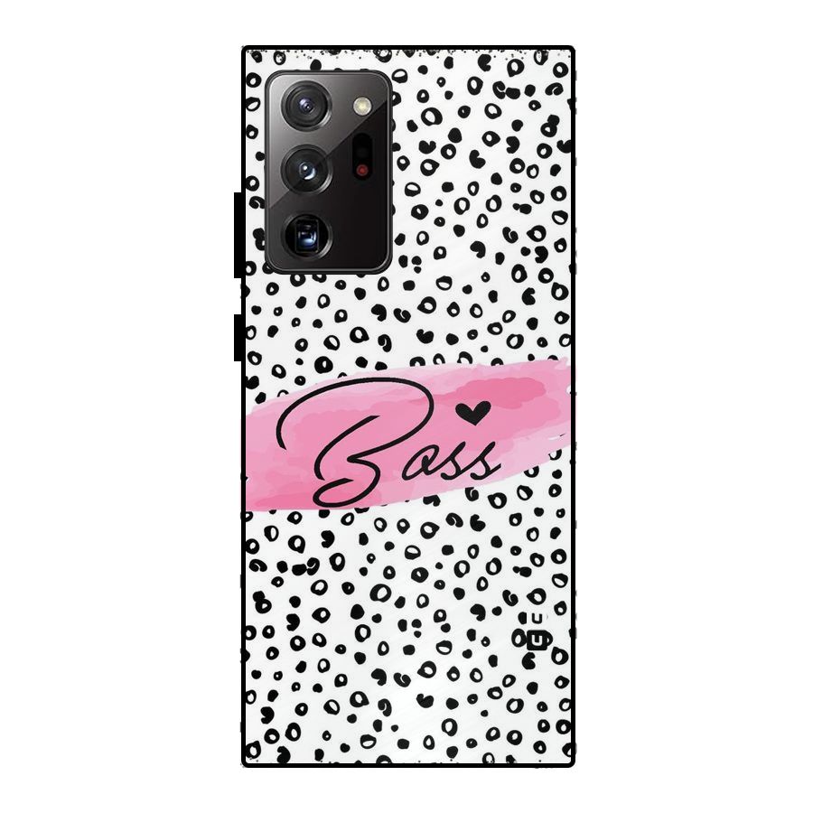 Polka Boss Metal Back Case for Galaxy Note 20 Ultra