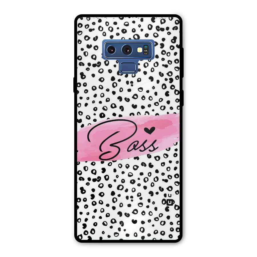 Polka Boss Metal Back Case for Galaxy Note 9