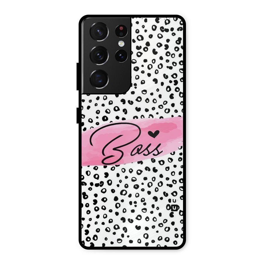 Polka Boss Metal Back Case for Galaxy S21 Ultra 5G