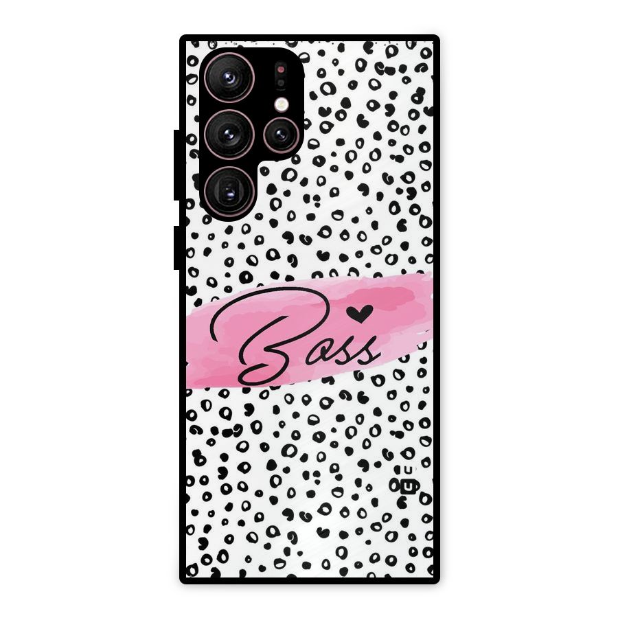Polka Boss Metal Back Case for Galaxy S22 Ultra 5G