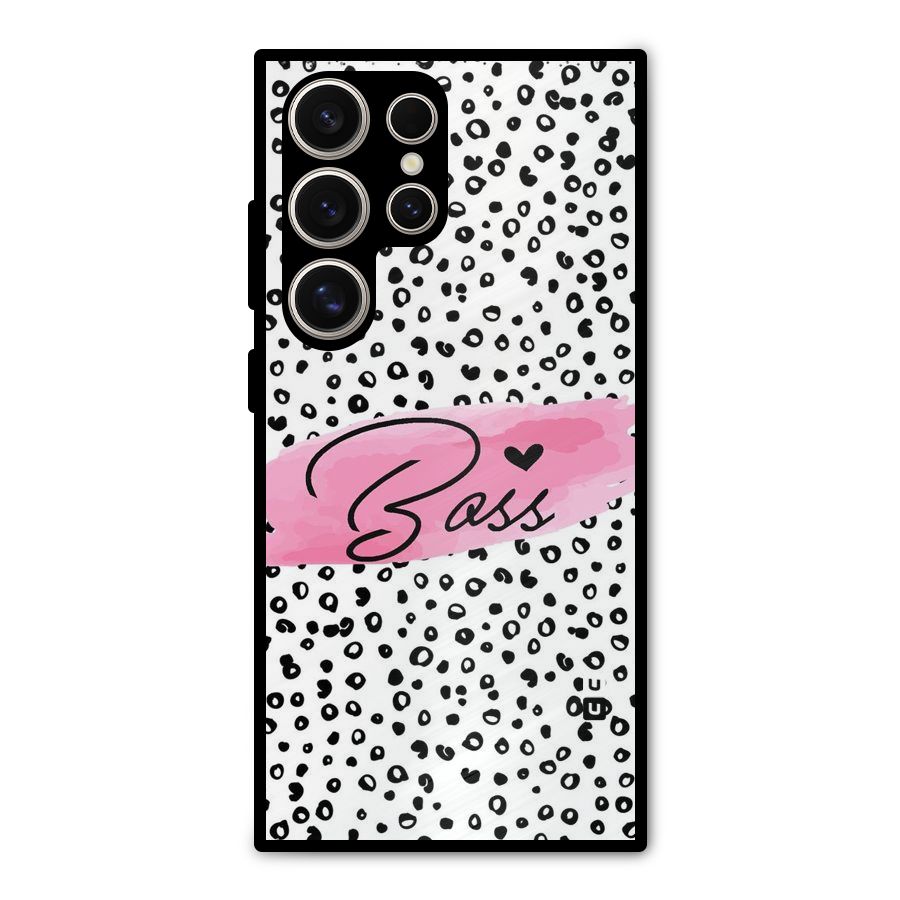 Polka Boss Metal Back Case for Galaxy S24 Ultra