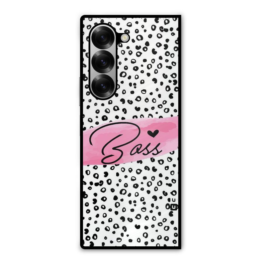 Polka Boss Metal Back Case for Galaxy Z Fold6