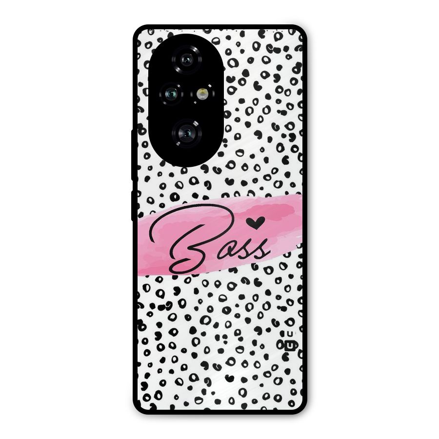 Polka Boss Metal Back Case for Honor 200 Pro