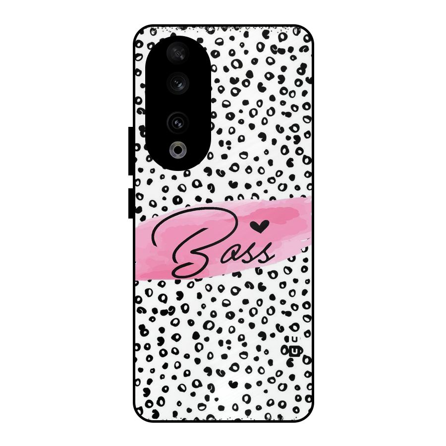 Polka Boss Metal Back Case for Honor 90
