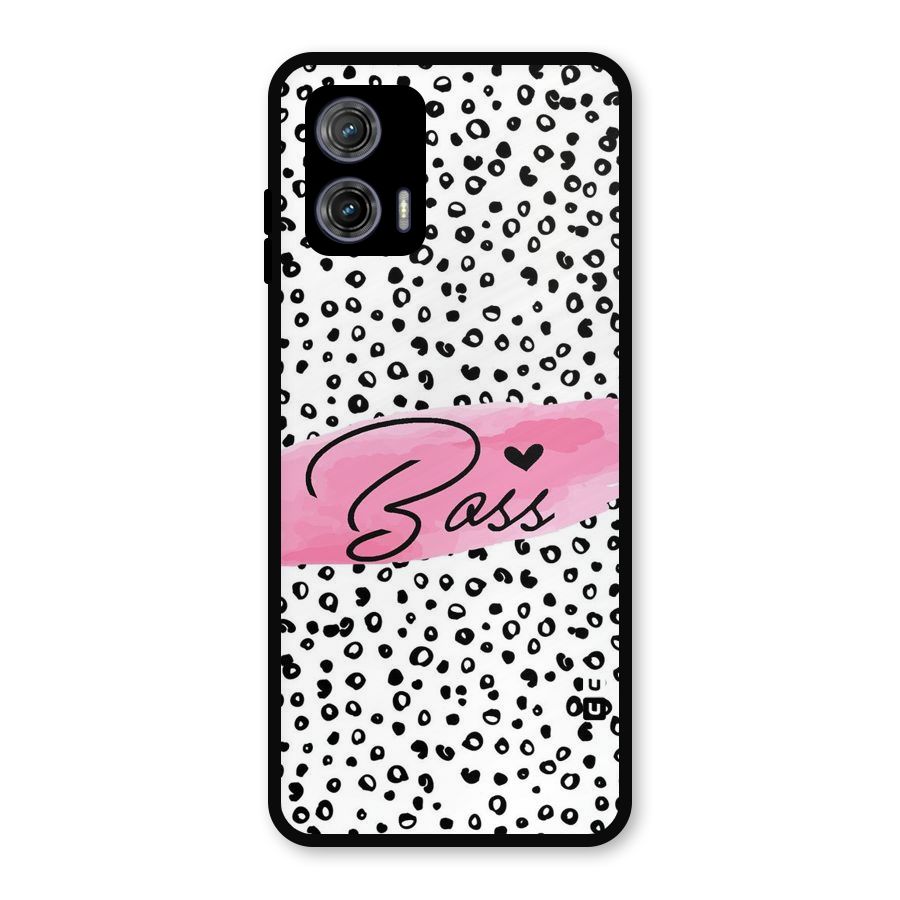 Polka Boss Metal Back Case for Moto G73