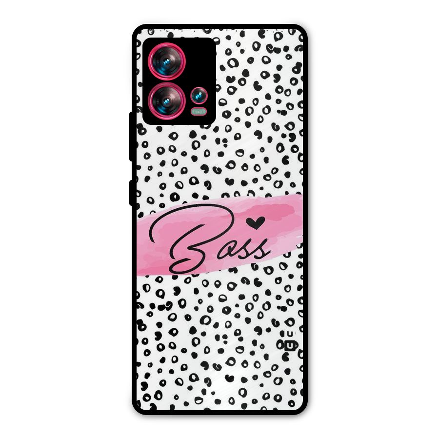 Polka Boss Metal Back Case for Motorola Edge 30 Fusion
