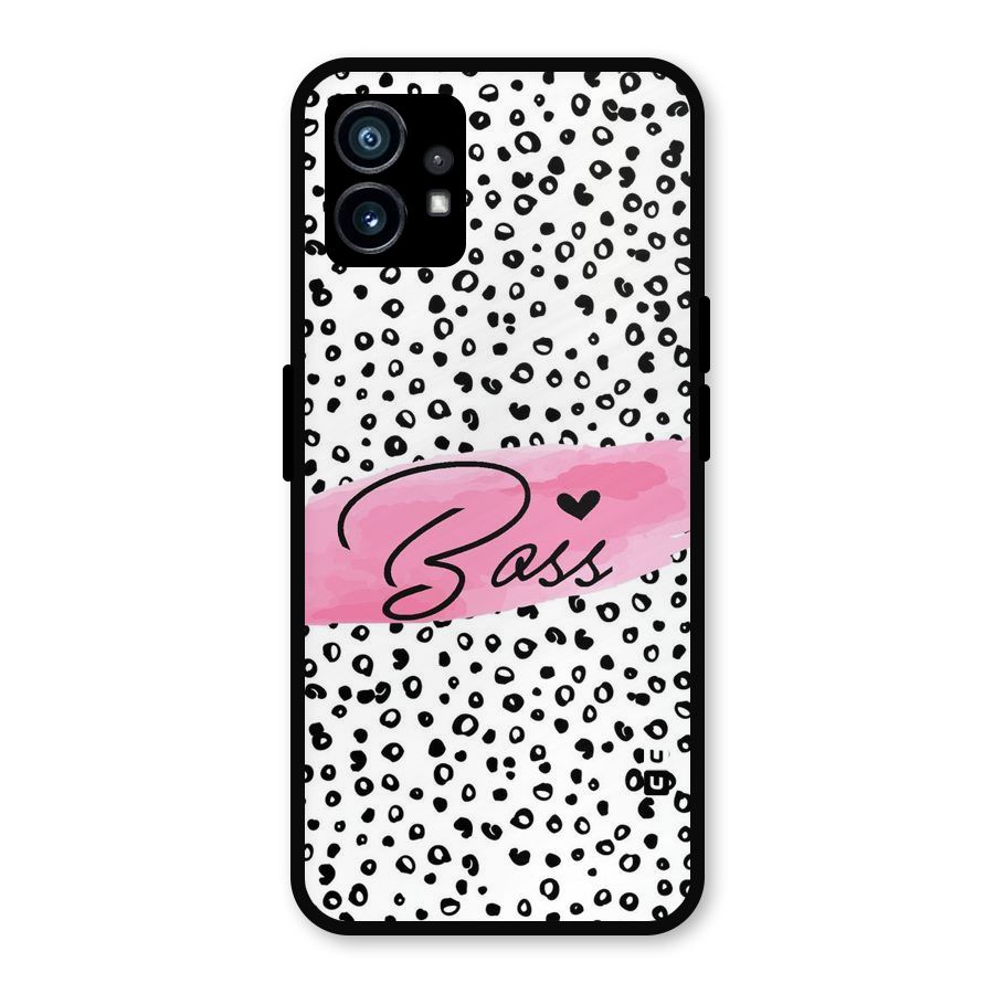 Polka Boss Metal Back Case for Nothing Phone 1
