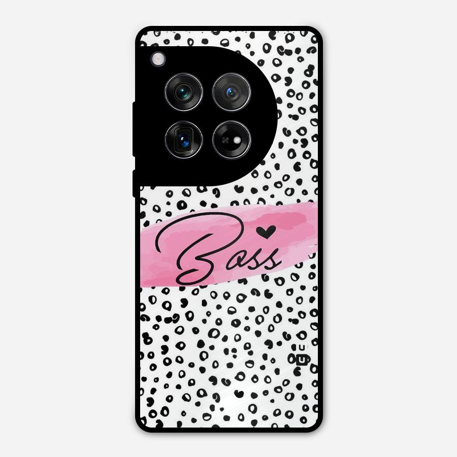 Polka Boss Metal Back Case for OnePlus 12
