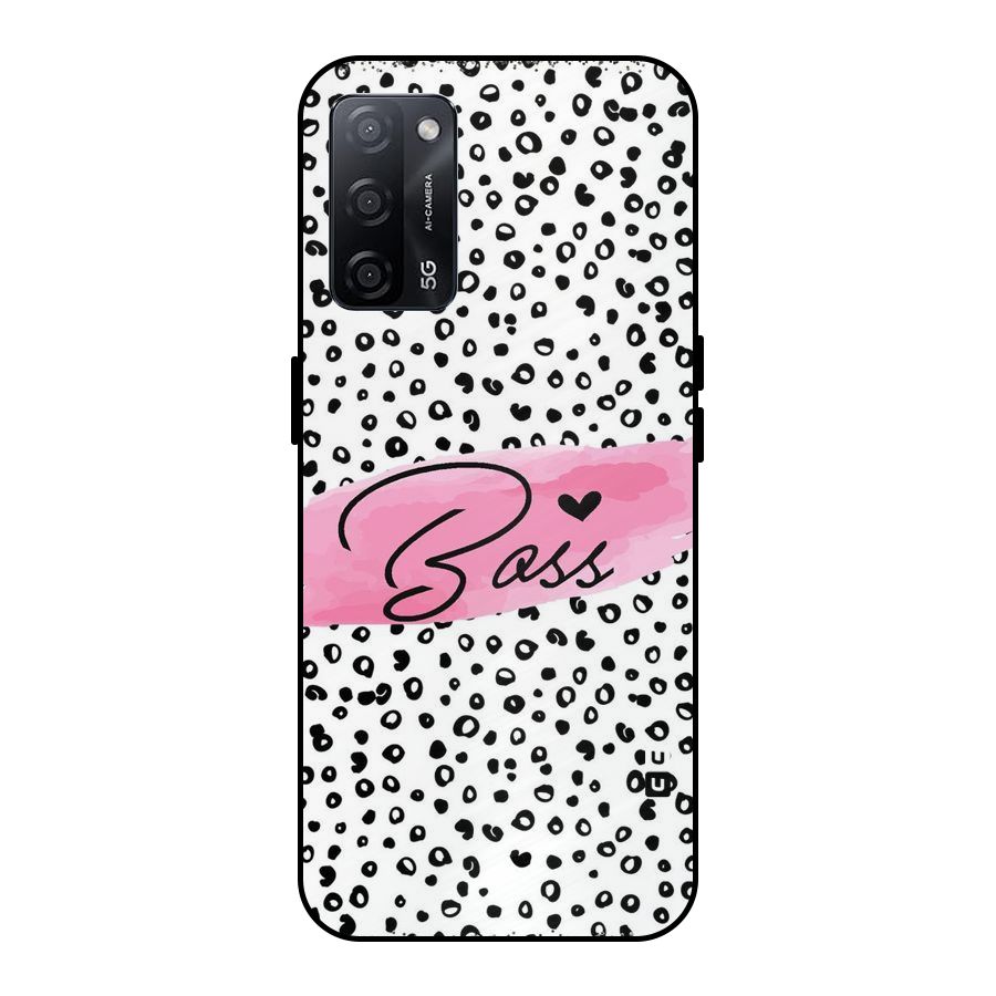 Polka Boss Metal Back Case for Oppo A53s 5G